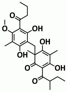 Chemical diagram of agrimophol
